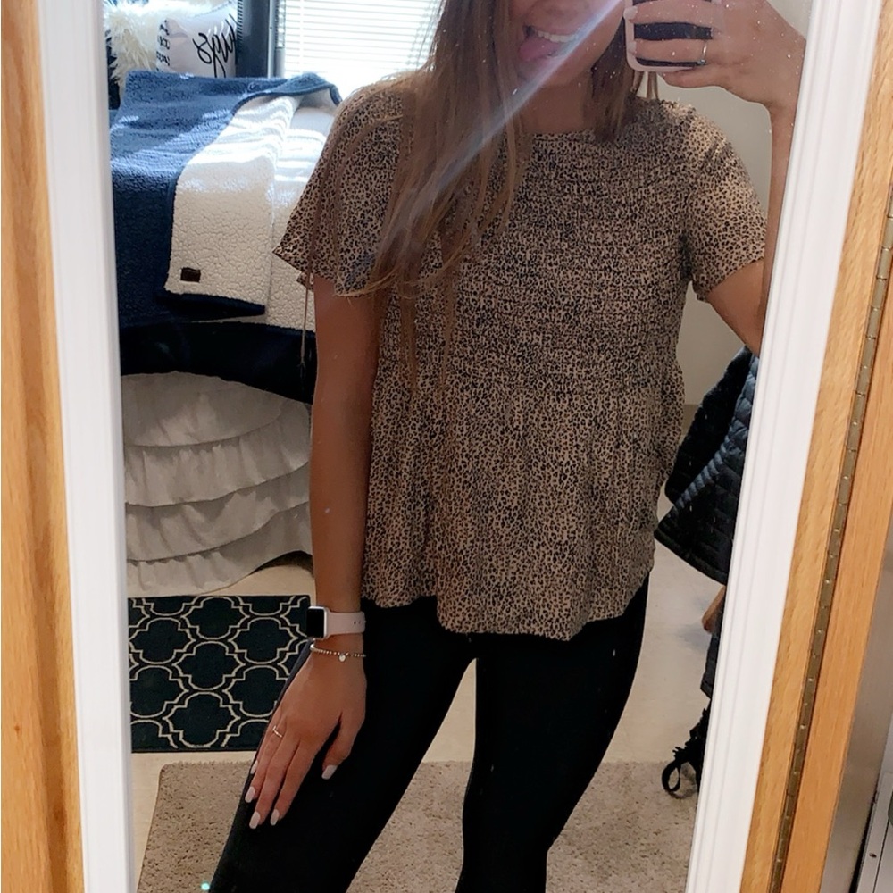 Cheetah Print Women's Top